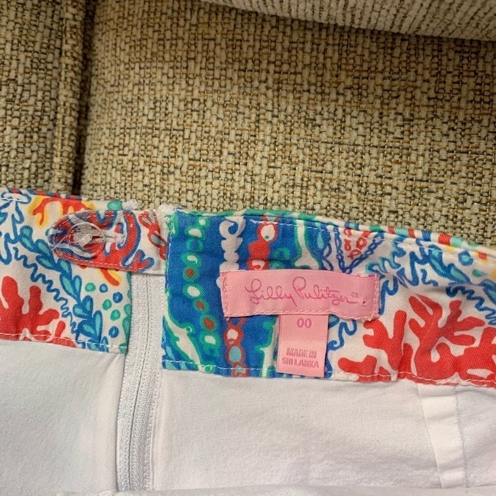 lilly pulitzer resort wear skirt-zipper in front - Picture 3 of 3